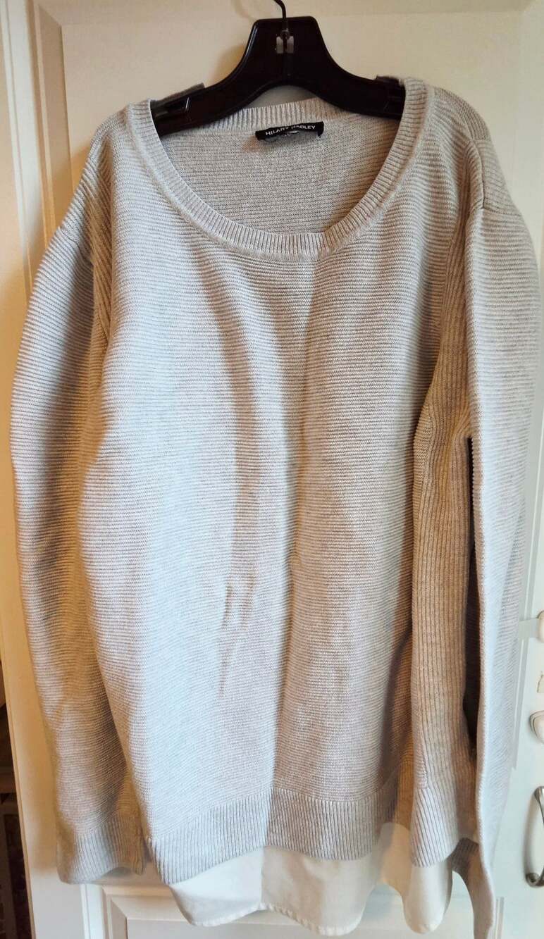 Hilary Radley Sweater Gray